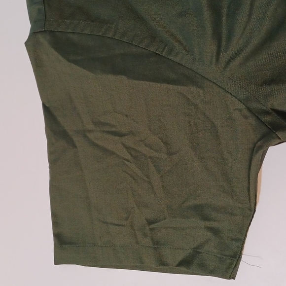 Van Heusen Men's Green Short Sleeve Dress Shirt - Picture 7 of 14